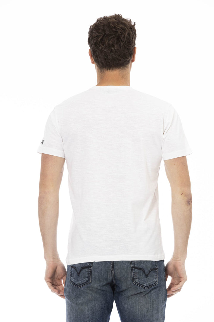 Trussardi Action White Cotton T-Shirt