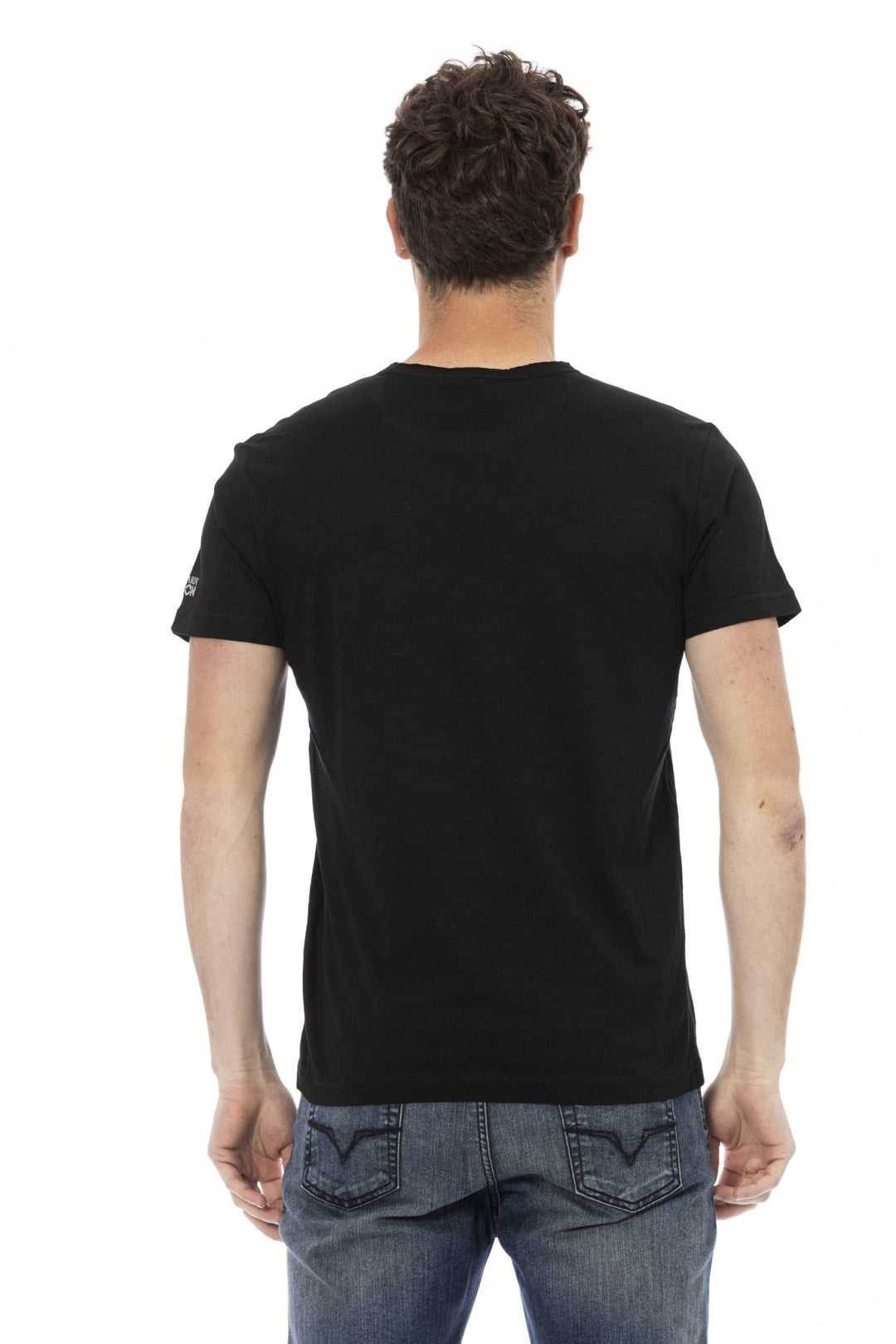 Trussardi Action Black Cotton T-Shirt