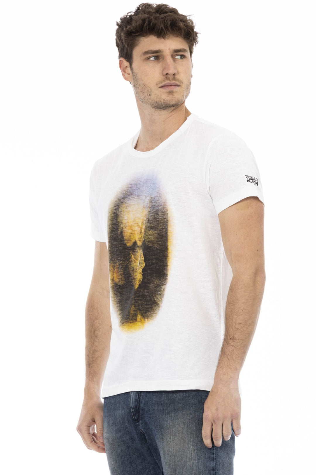 Trussardi Action White Cotton T-Shirt