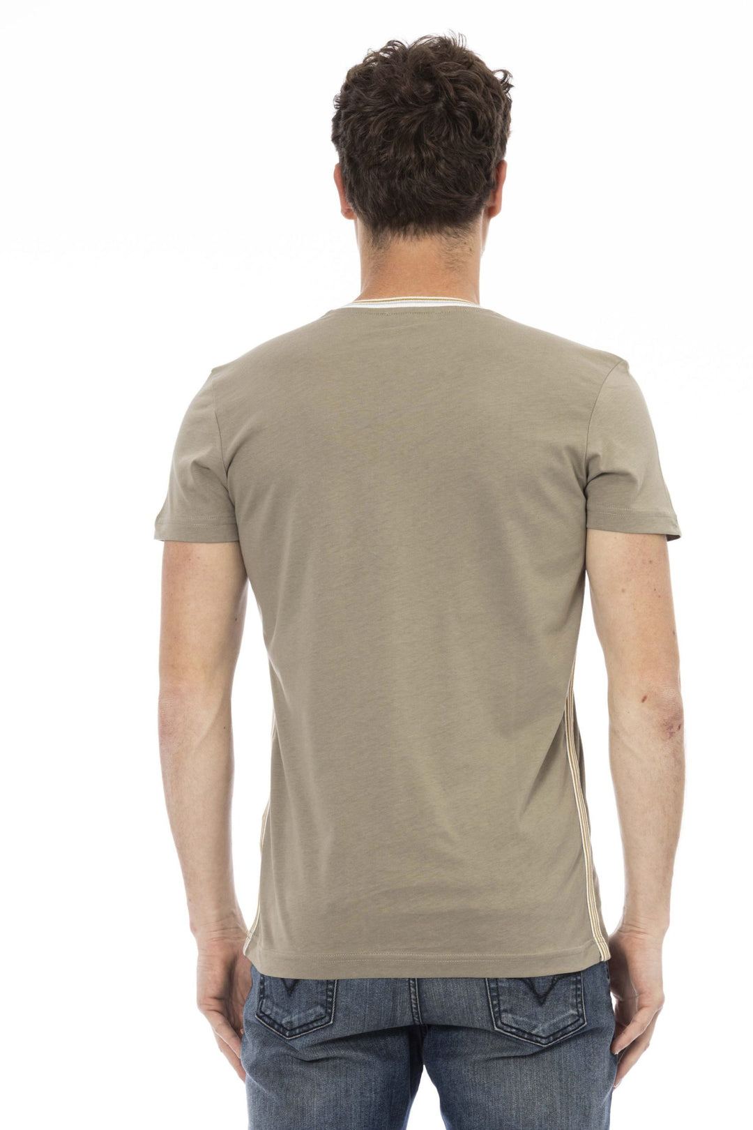 Trussardi Action Green Cotton T-Shirt