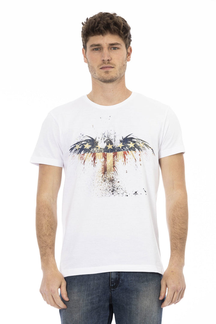 Trussardi Action White Cotton T-Shirt