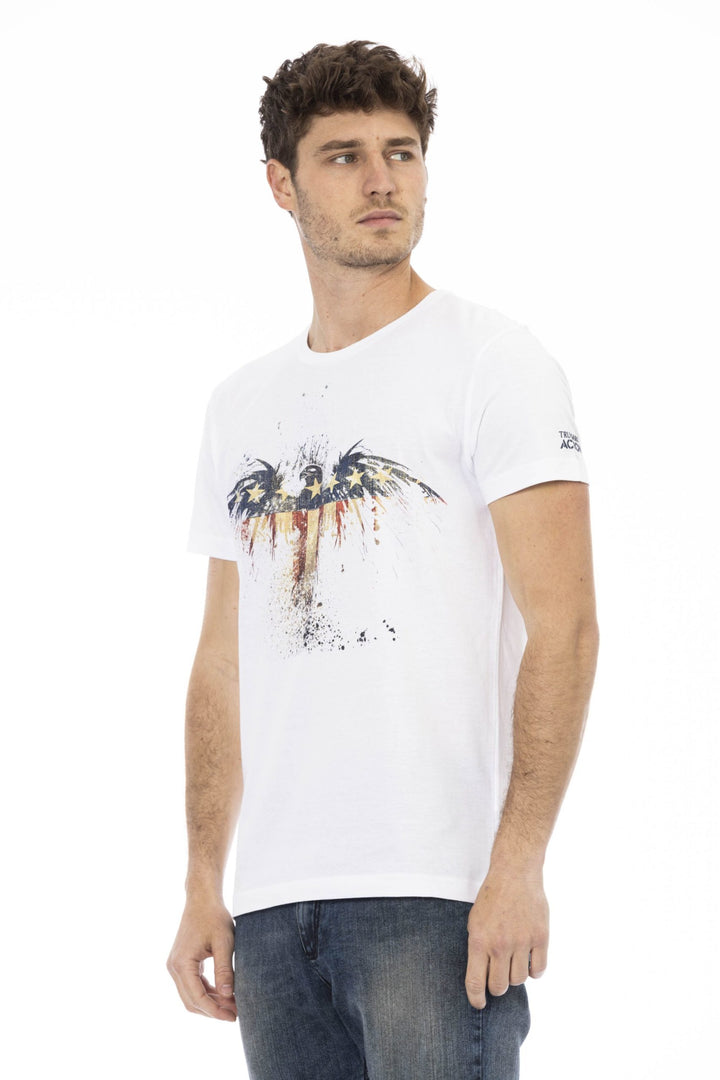 Trussardi Action White Cotton T-Shirt