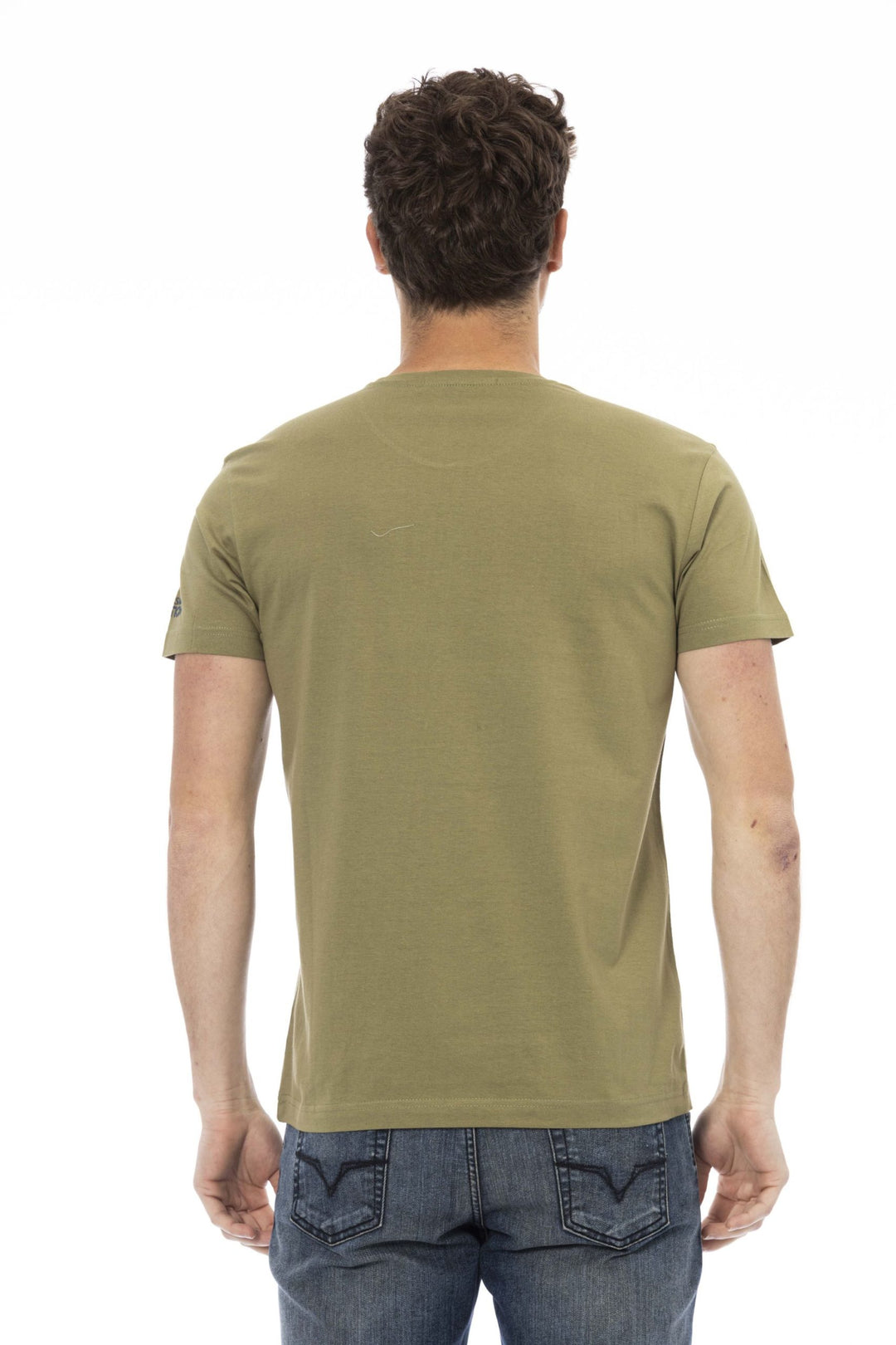 Trussardi Action Green Cotton T-Shirt