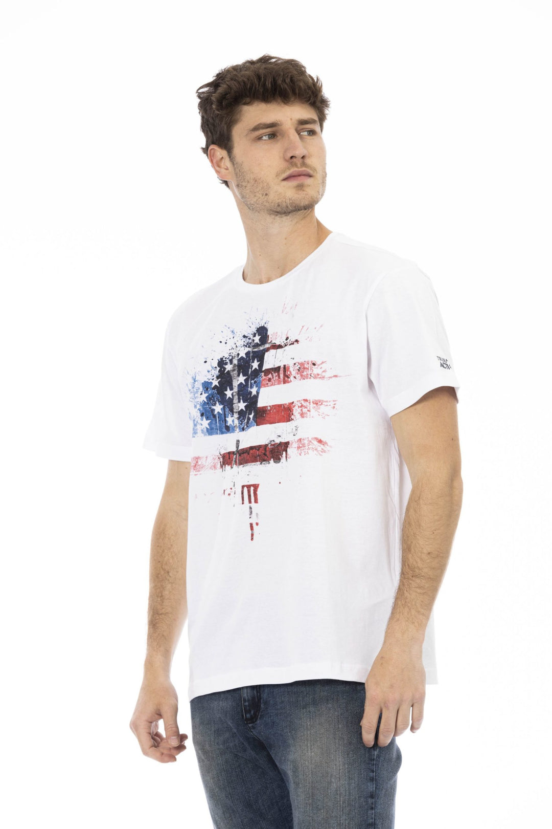 Trussardi Action White Cotton T-Shirt