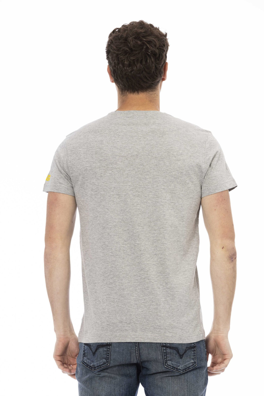 Trussardi Action Gray Cotton T-Shirt