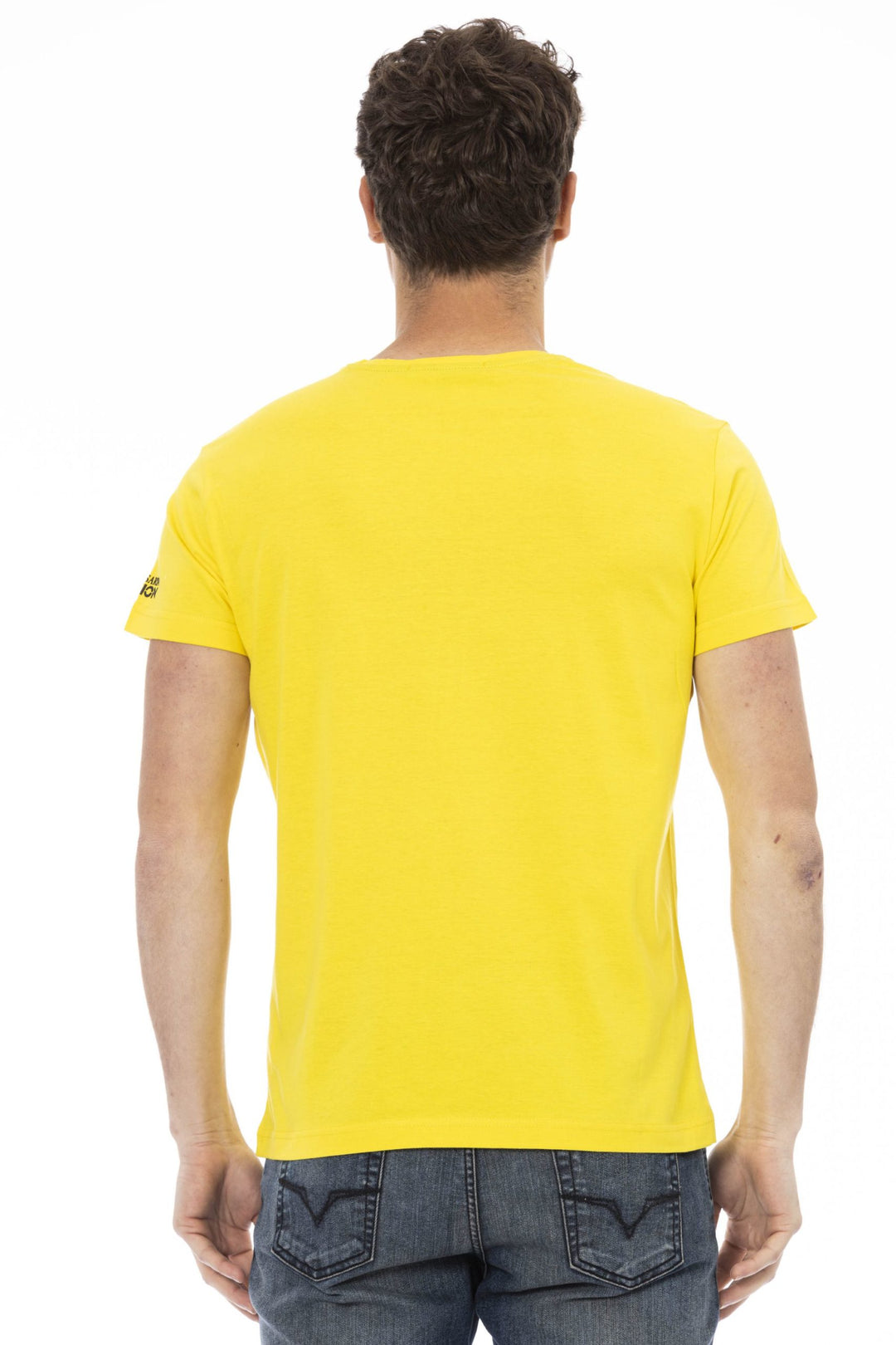 Trussardi Action Yellow Cotton T-Shirt