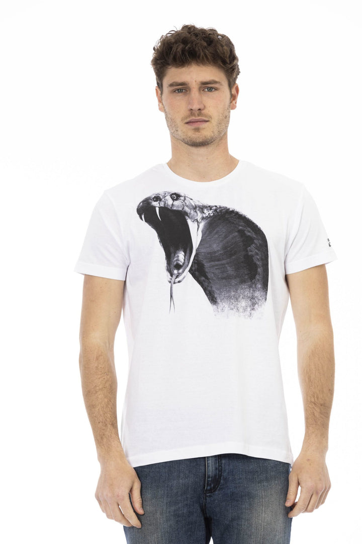 Trussardi Action White Cotton T-Shirt