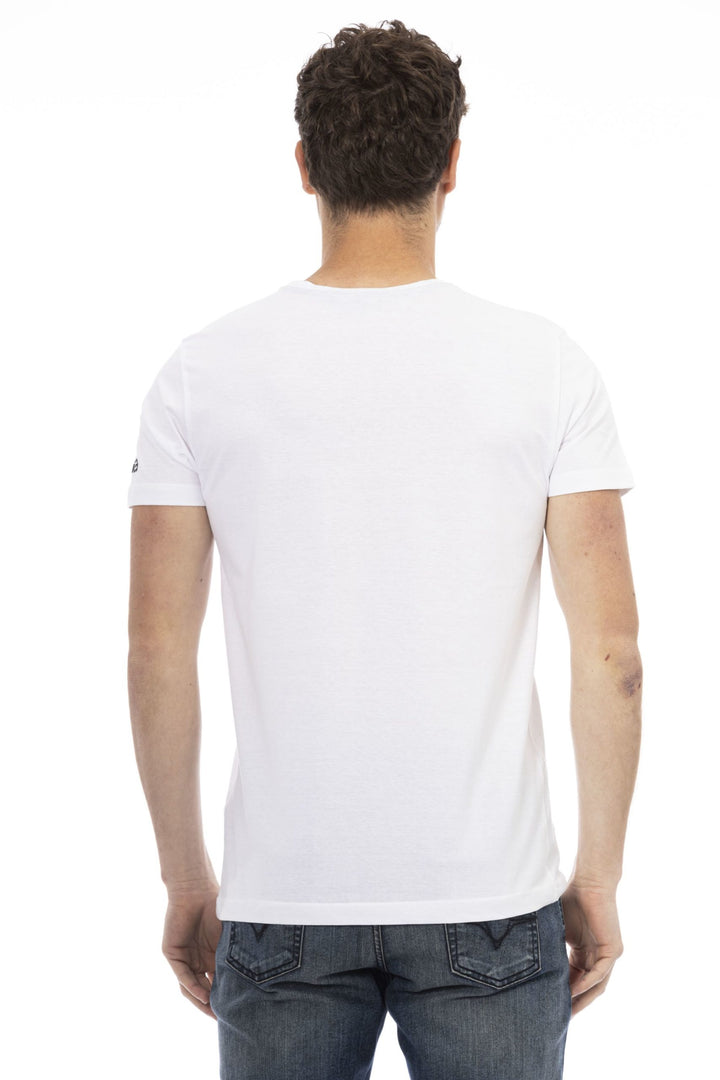 Trussardi Action White Cotton T-Shirt