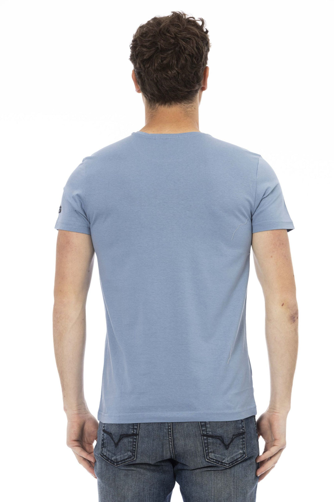 Trussardi Action Light-blue Cotton T-Shirt