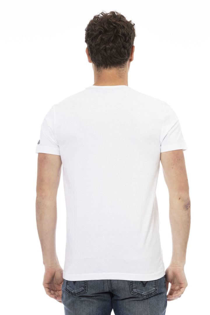 Trussardi Action White Cotton T-Shirt