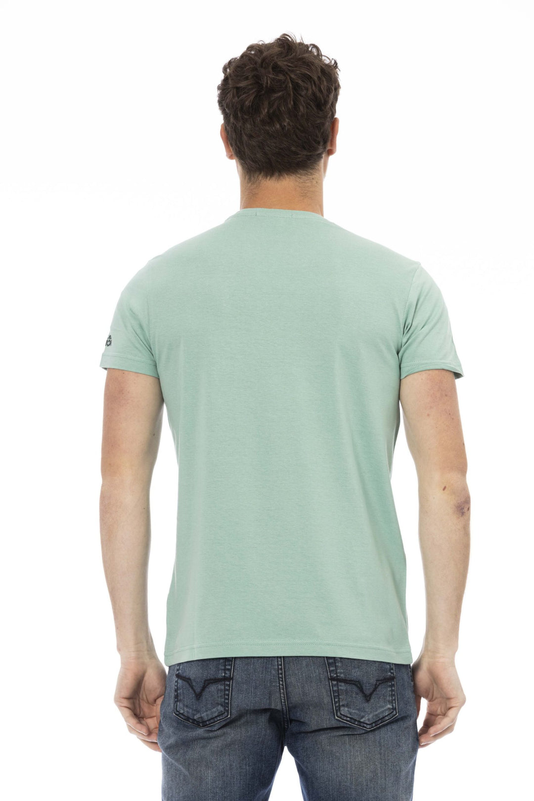 Trussardi Action Green Cotton T-Shirt