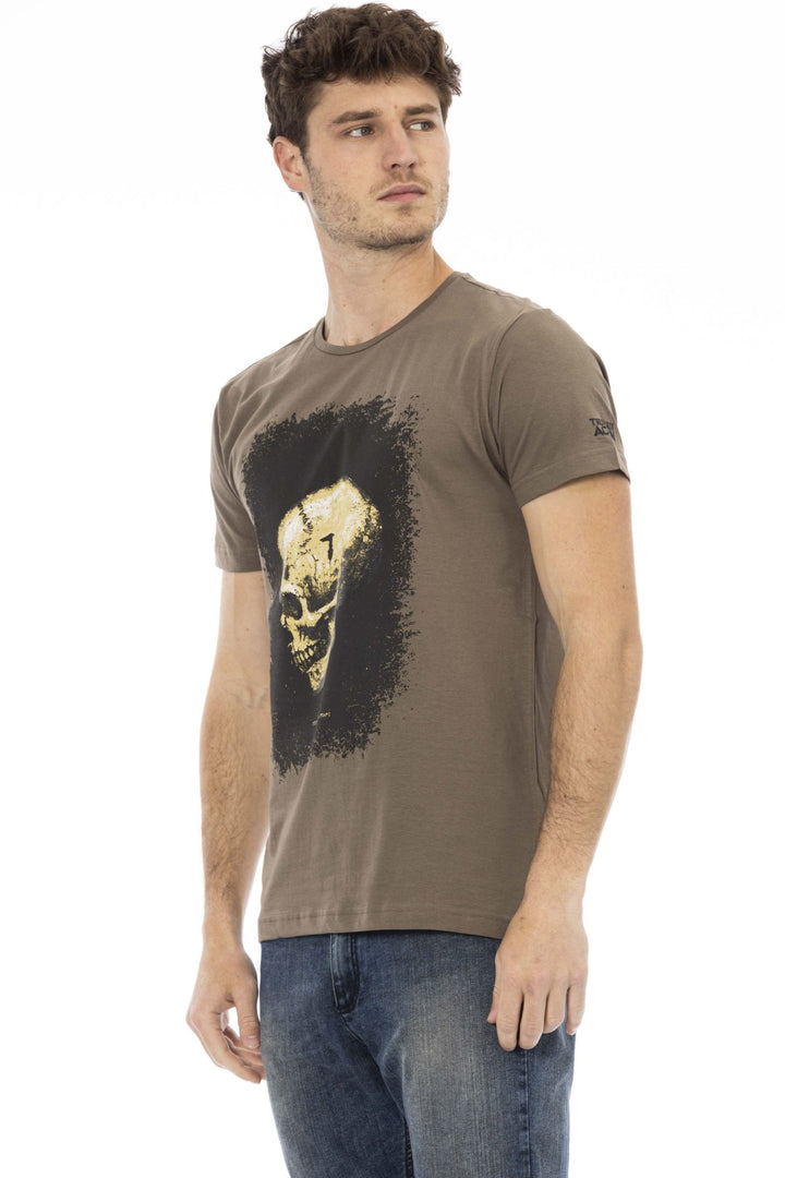 Trussardi Action Brown Cotton T-Shirt