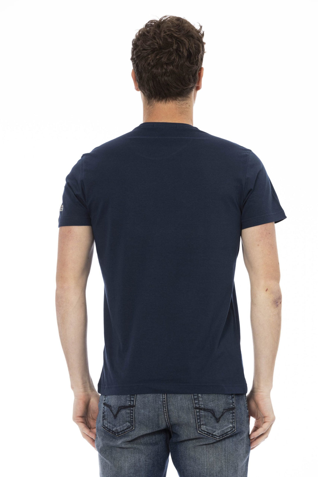 Trussardi Action Blue Cotton T-Shirt