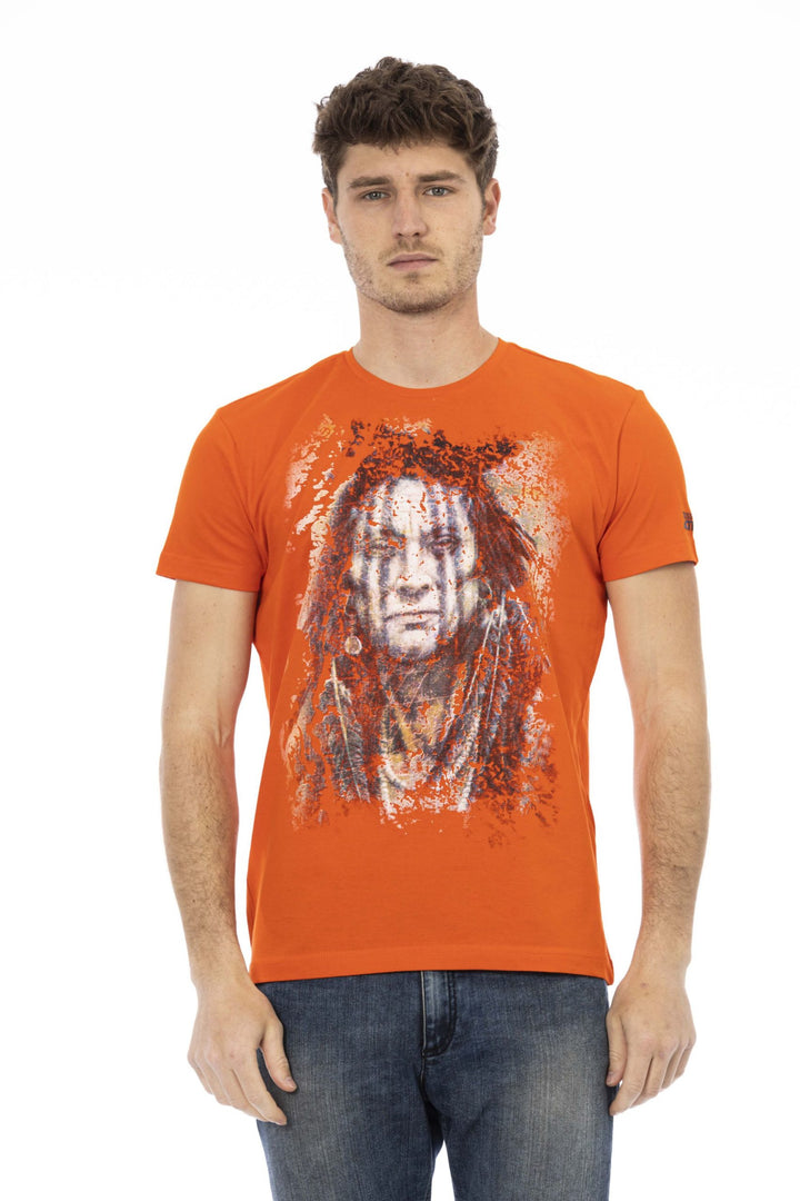 Trussardi Action Orange Cotton T-Shirt