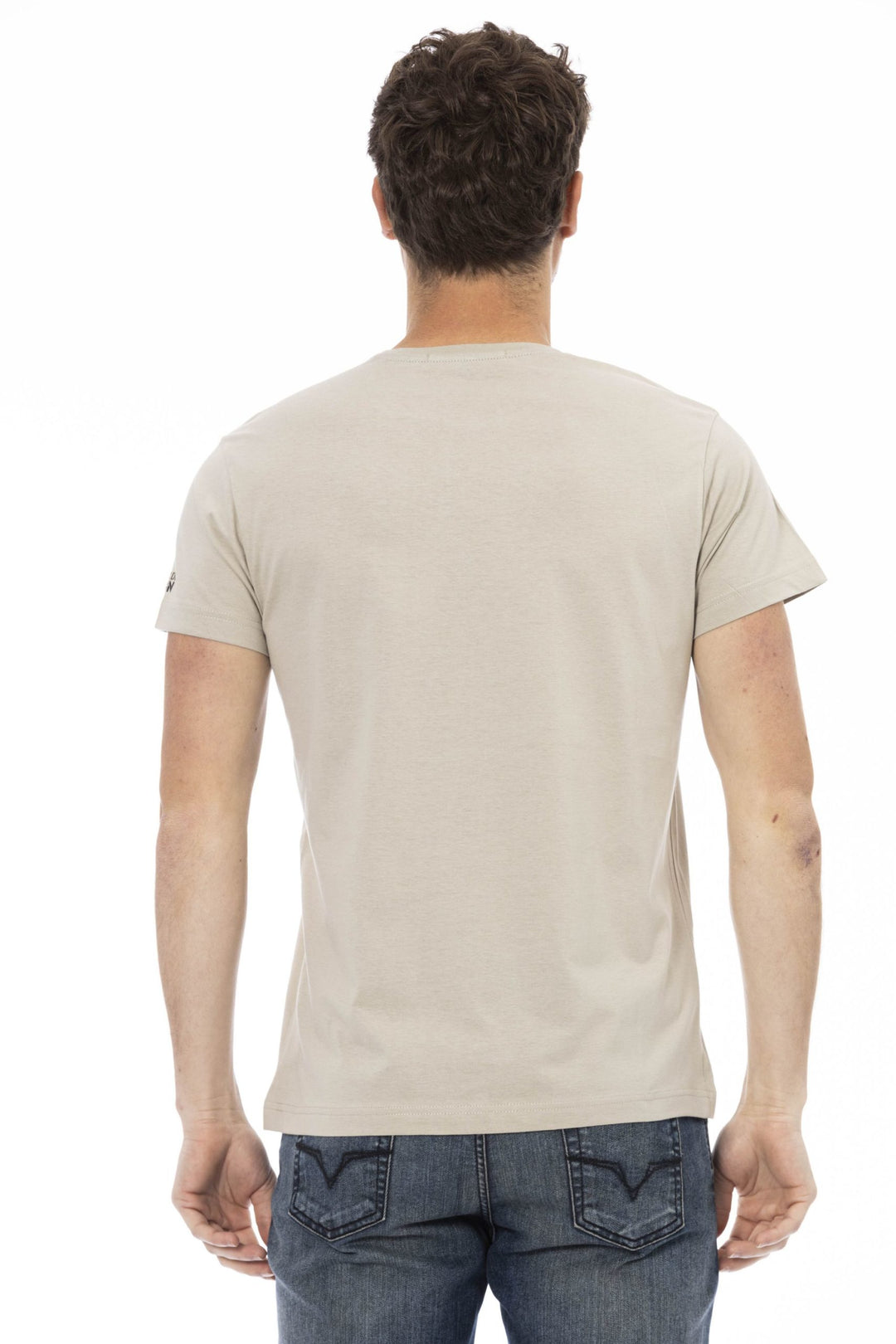 Trussardi Action Beige Cotton T-Shirt