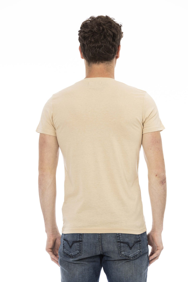 Trussardi Action Beige Cotton T-Shirt