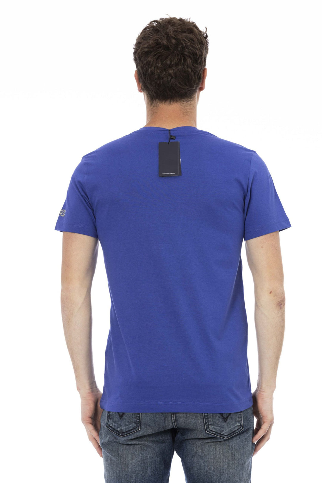 Trussardi Action Blue Cotton T-Shirt