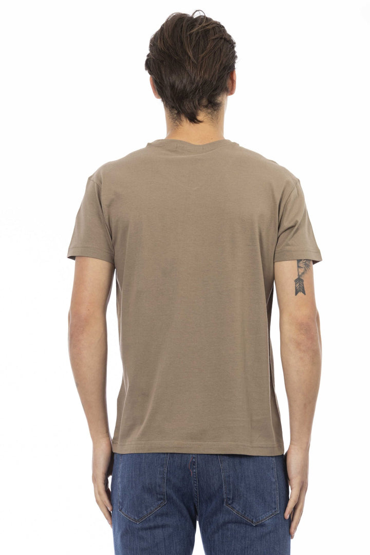 Trussardi Action Brown Cotton T-Shirt