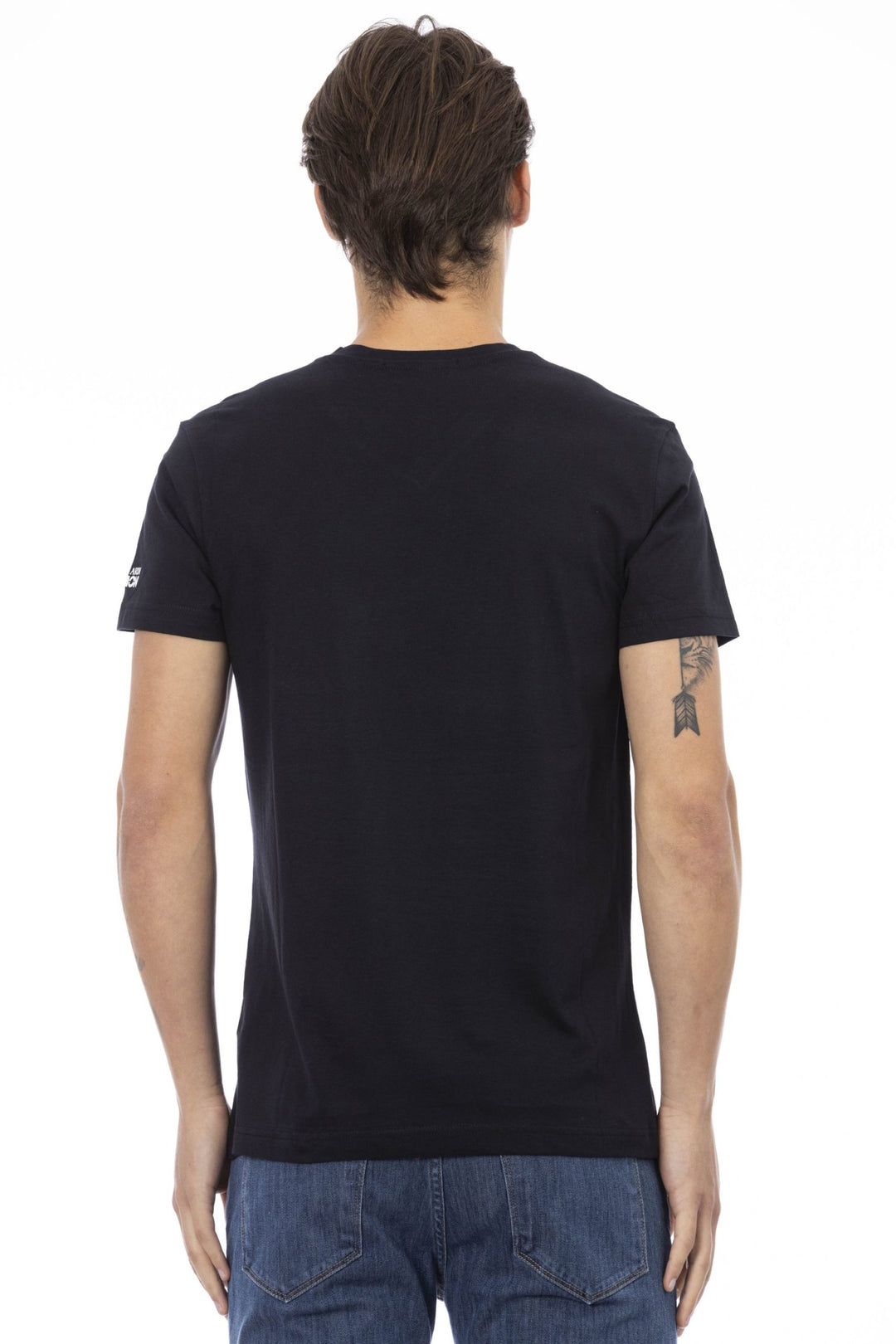 Trussardi Action Black Cotton T-Shirt