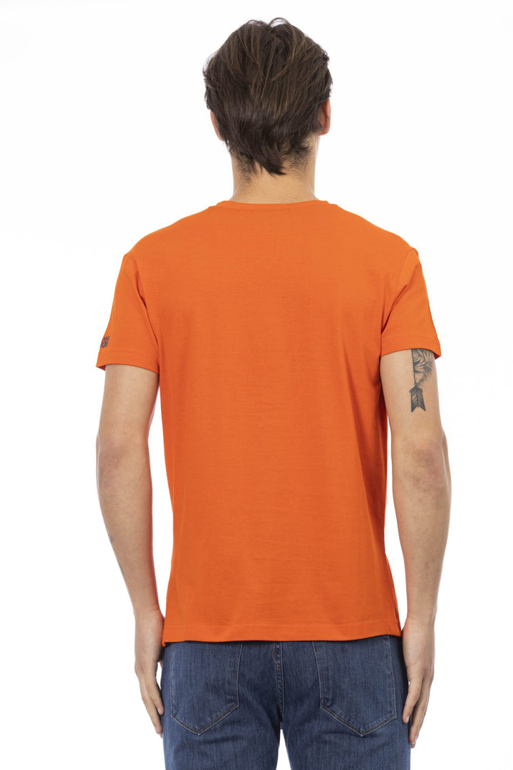 Trussardi Action Orange Cotton T-Shirt