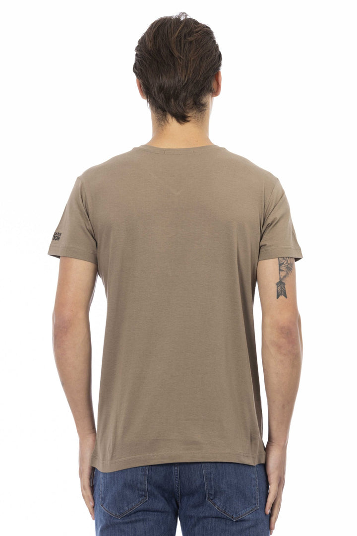 Trussardi Action Brown Cotton T-Shirt