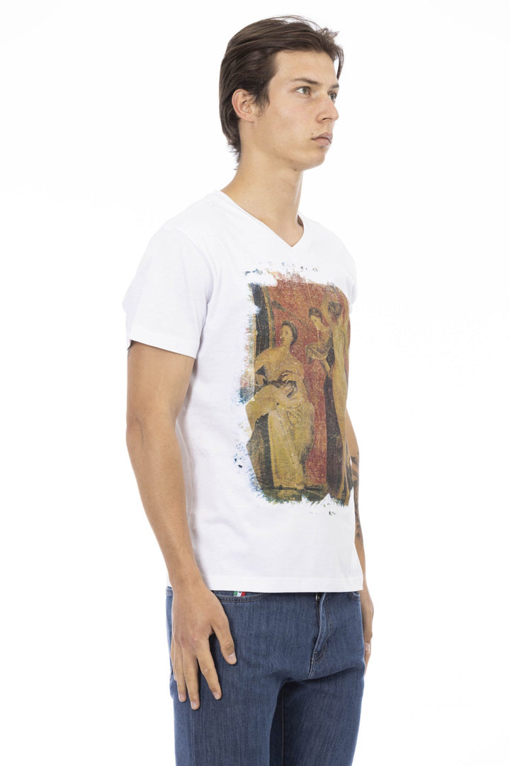 Trussardi Action White Cotton T-Shirt