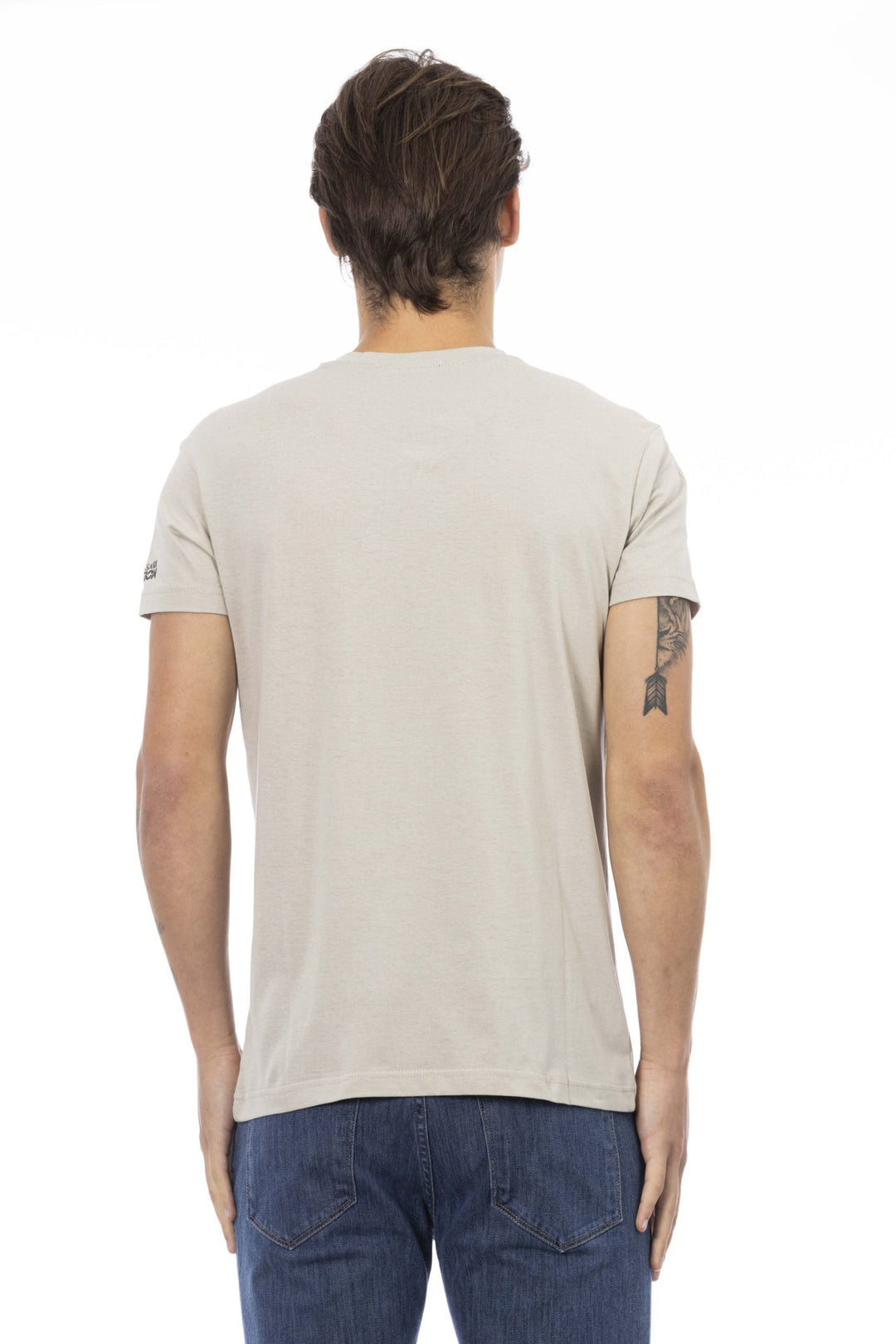 Trussardi Action Beige Cotton T-Shirt