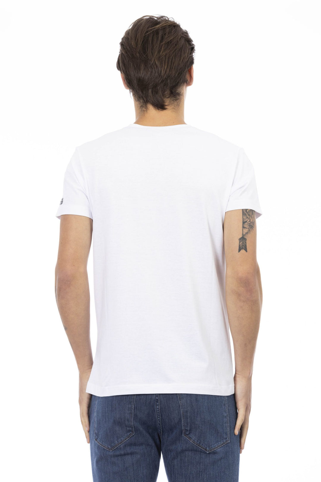 Trussardi Action White Cotton T-Shirt