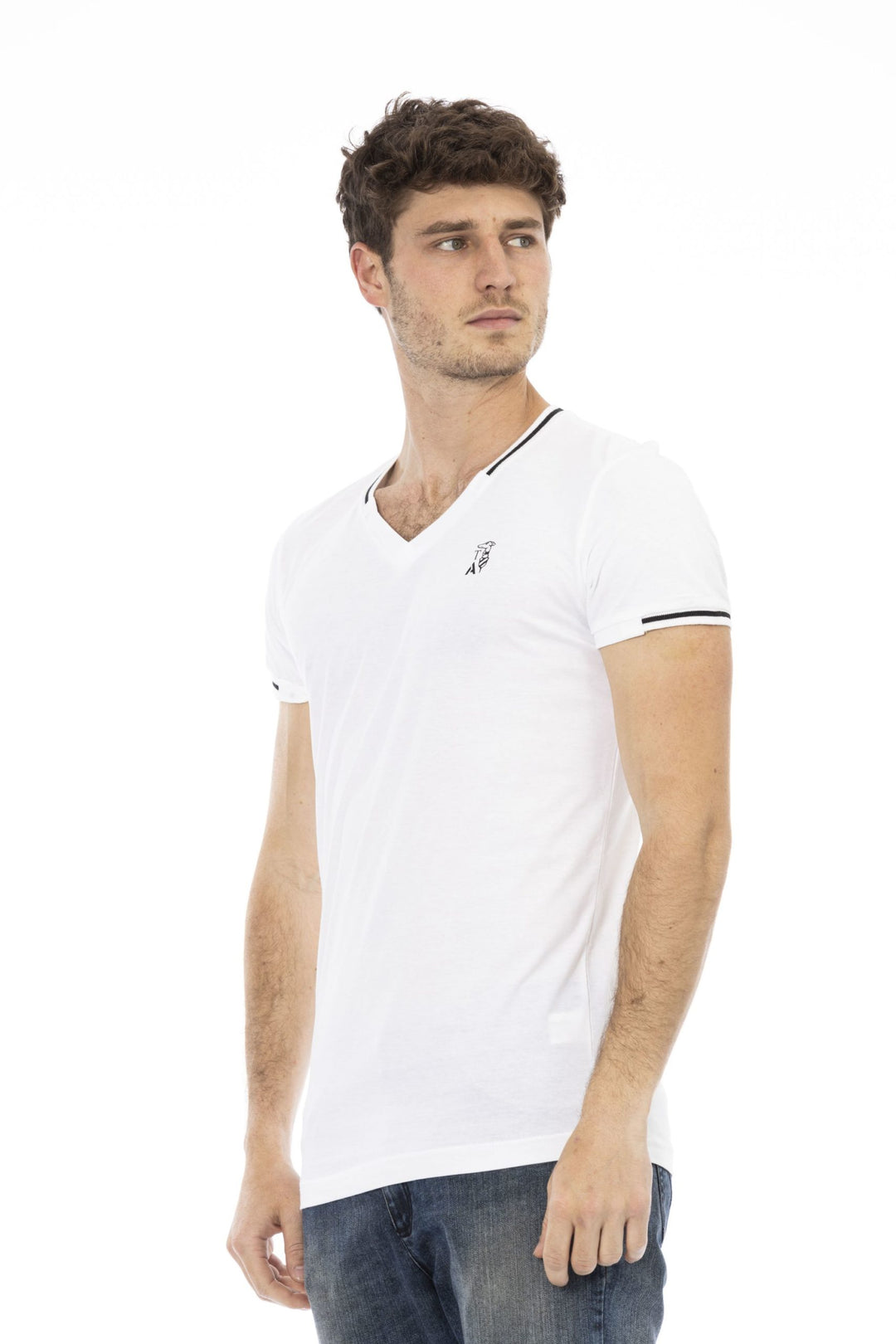 Trussardi Action White Cotton T-Shirt