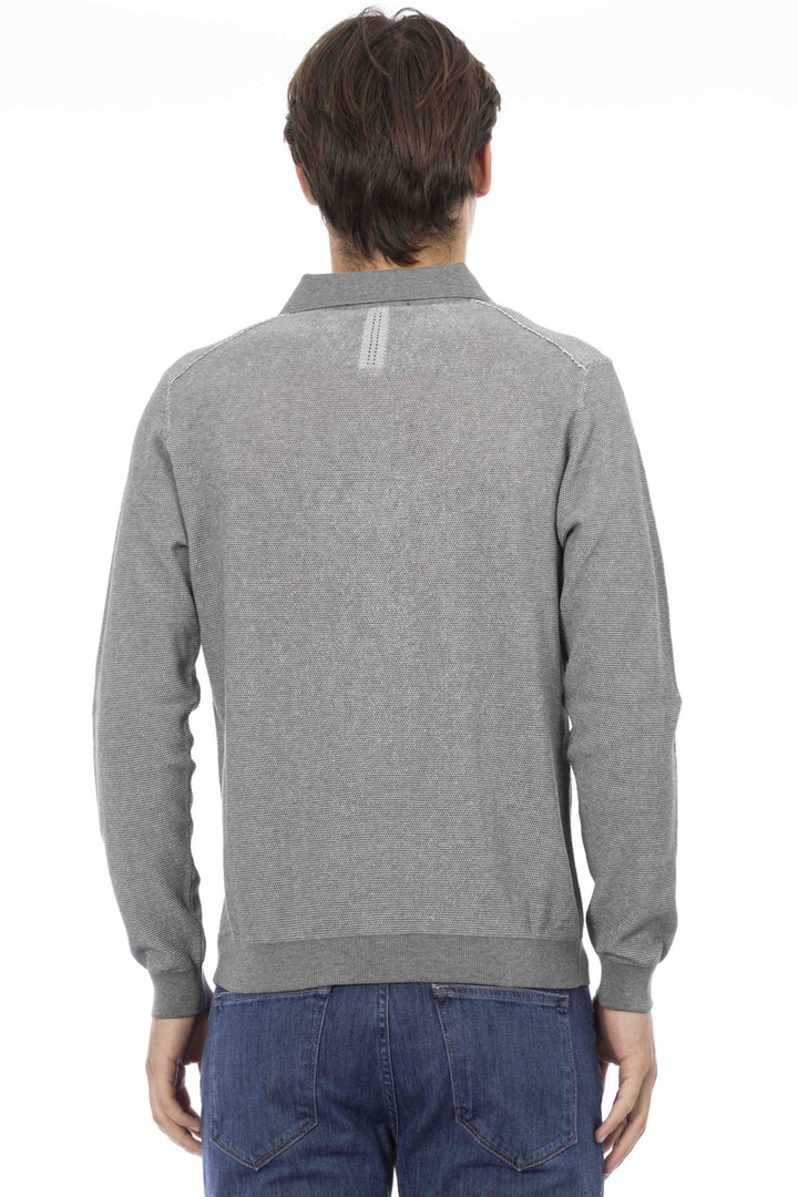 Baldinini Trend Gray Cotton Shirt