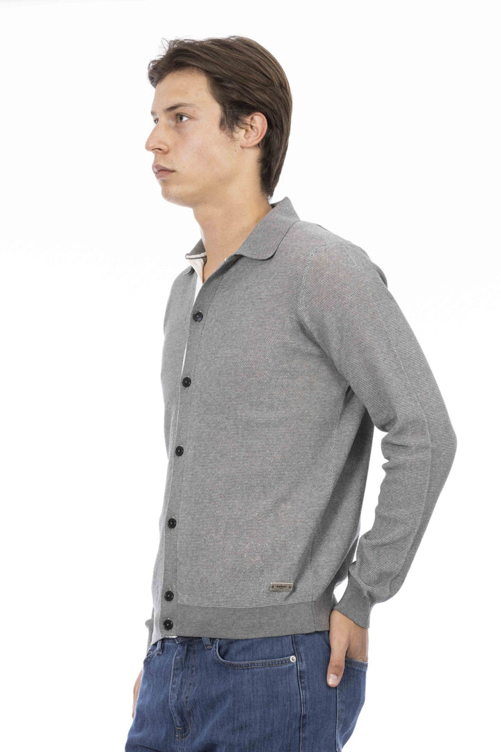 Baldinini Trend Gray Cotton Shirt