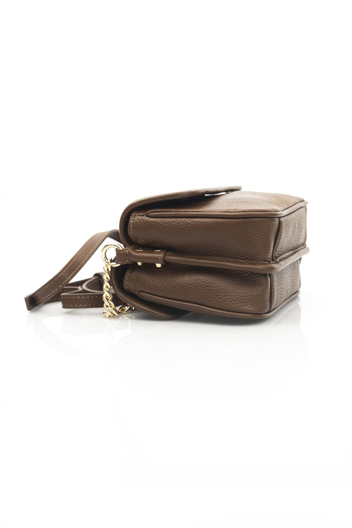 Cerruti 1881 Brown Leather Crossbody Bag