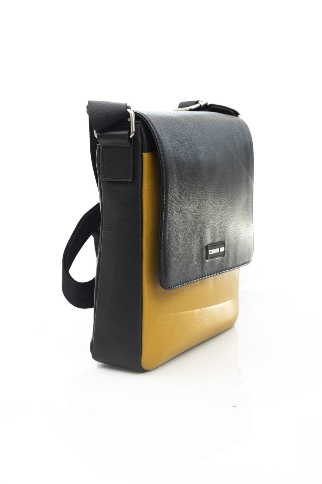 Cerruti 1881 Yellow Leather Messenger Bag