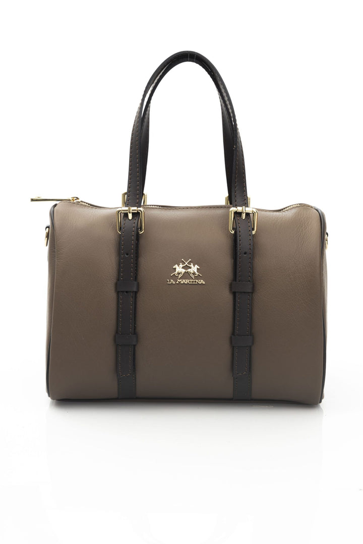 La Martina Brown Messenger Bag