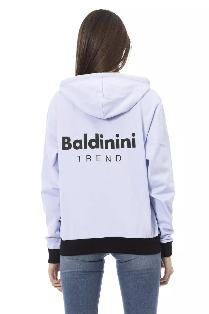 Baldinini Trend Violet Cotton Sweater