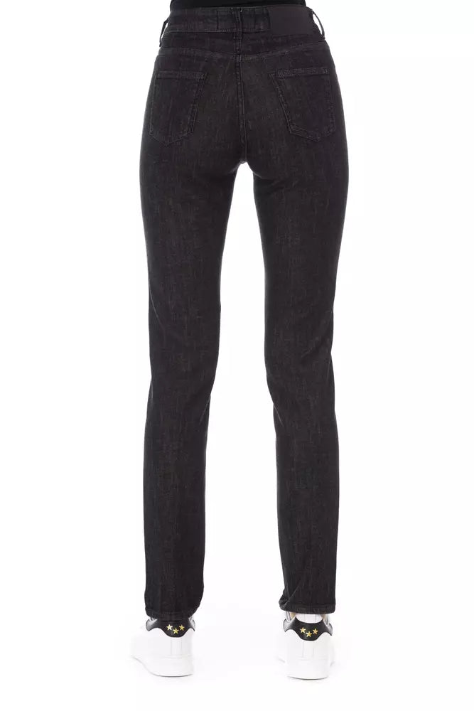 Baldinini Trend Black Cotton Jeans & Pant