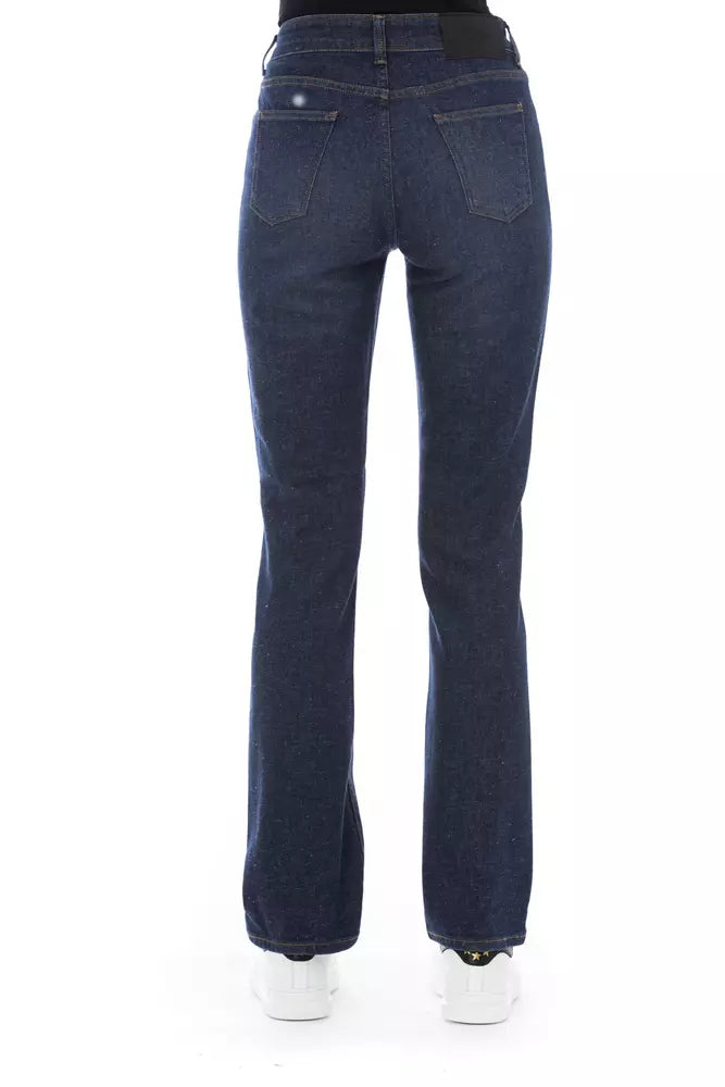 Baldinini Trend Blue Cotton Jeans & Pant