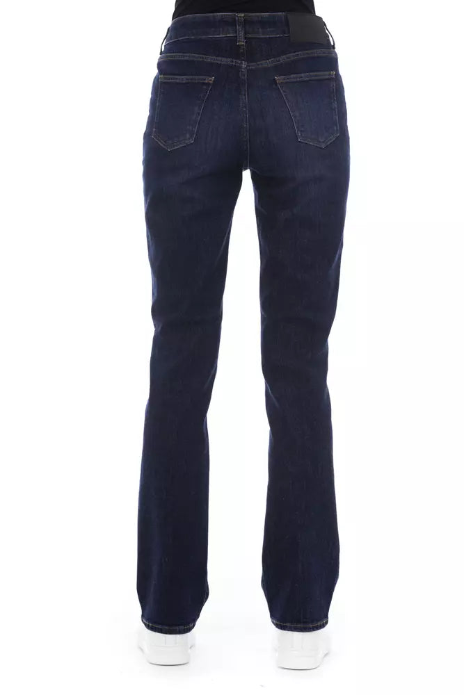 Baldinini Trend Blue Cotton Jeans & Pant