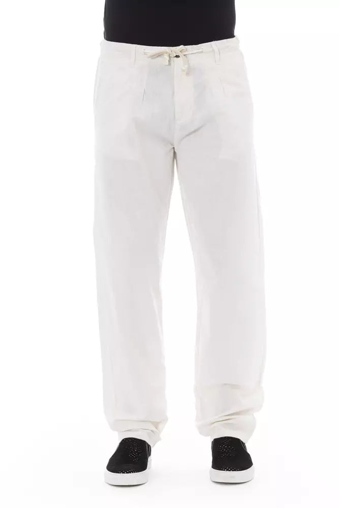 Baldinini Trend White Cotton Jeans & Pant