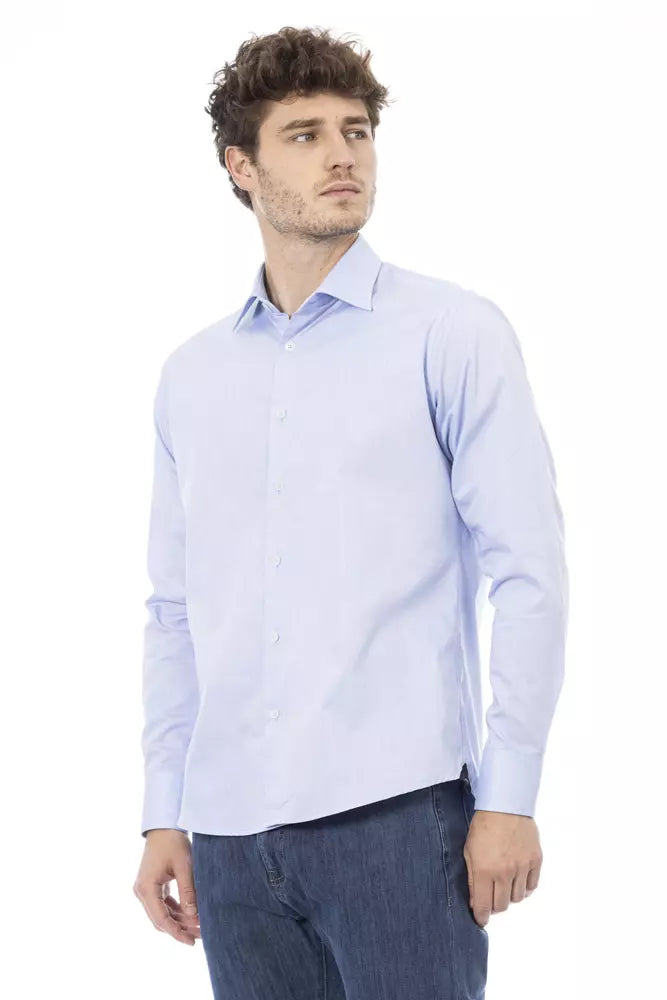 Baldinini Trend Light-blue Cotton Shirt