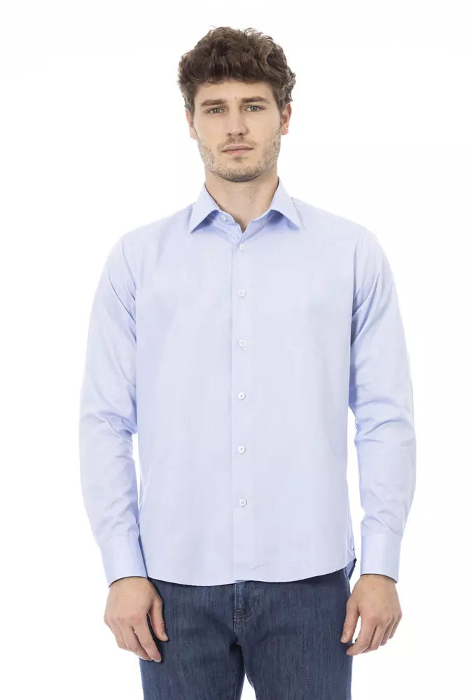 Baldinini Trend Light-blue Cotton Shirt