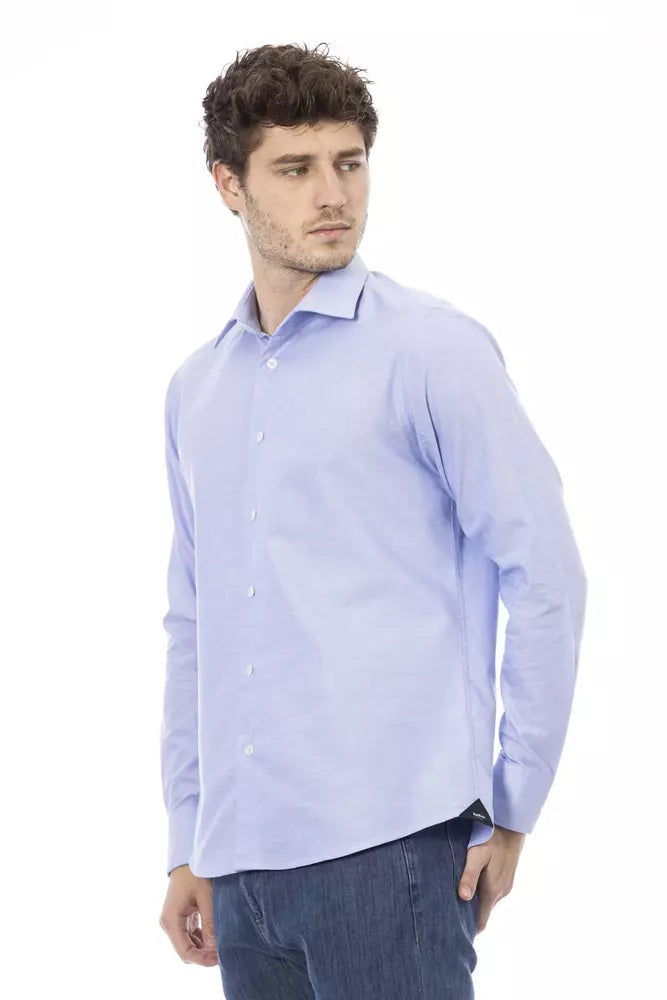 Baldinini Trend Light-blue Cotton Shirt