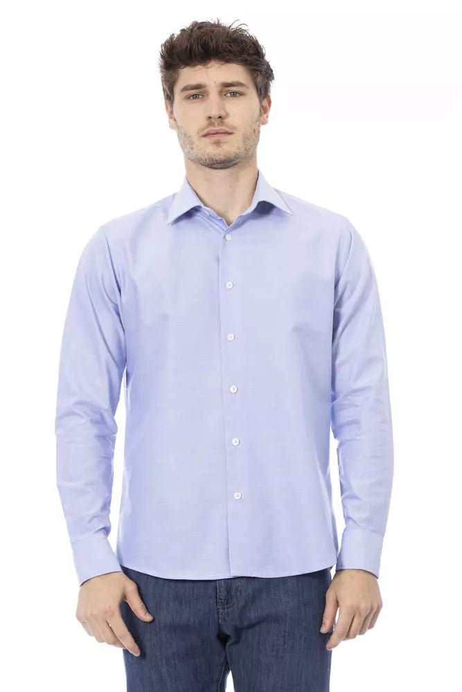 Baldinini Trend Light-blue Cotton Shirt