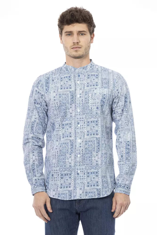 Baldinini Trend Light-blue Cotton Shirt