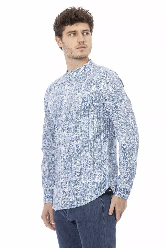 Baldinini Trend Light-blue Cotton Shirt