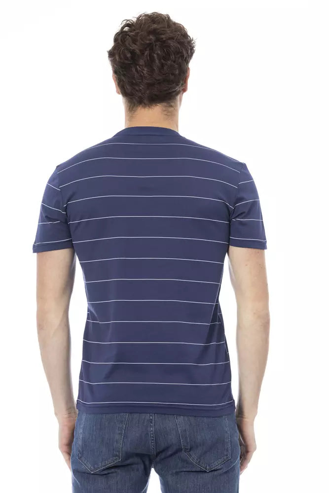 Baldinini Trend Blue Cotton T-Shirt