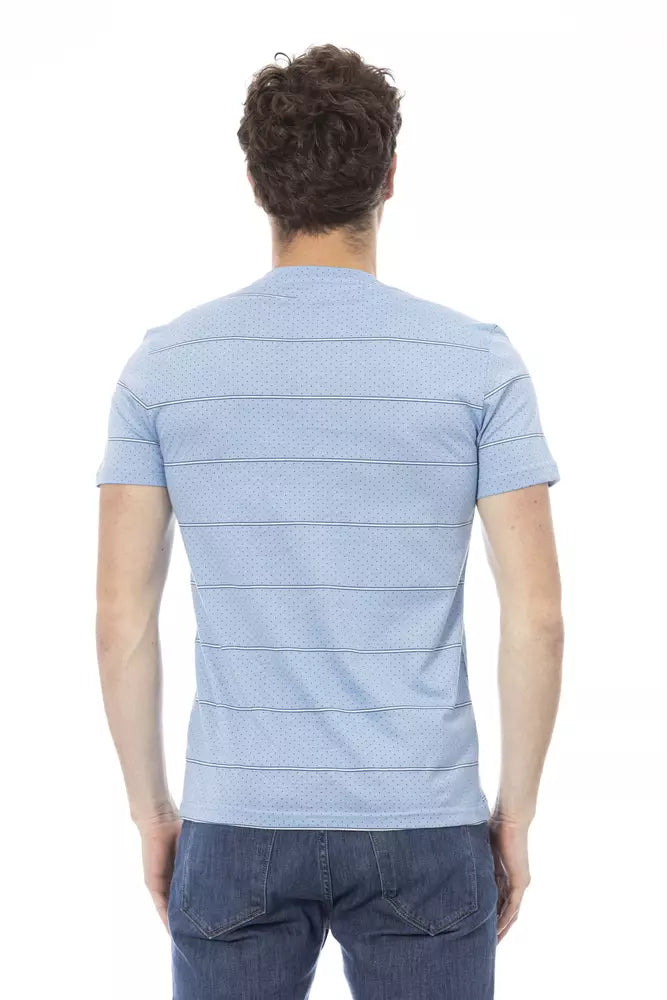 Baldinini Trend Light-blue Cotton T-Shirt