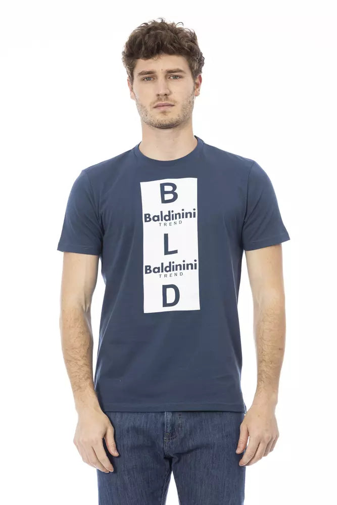 Baldinini trend Blue Cotton T-Shirt