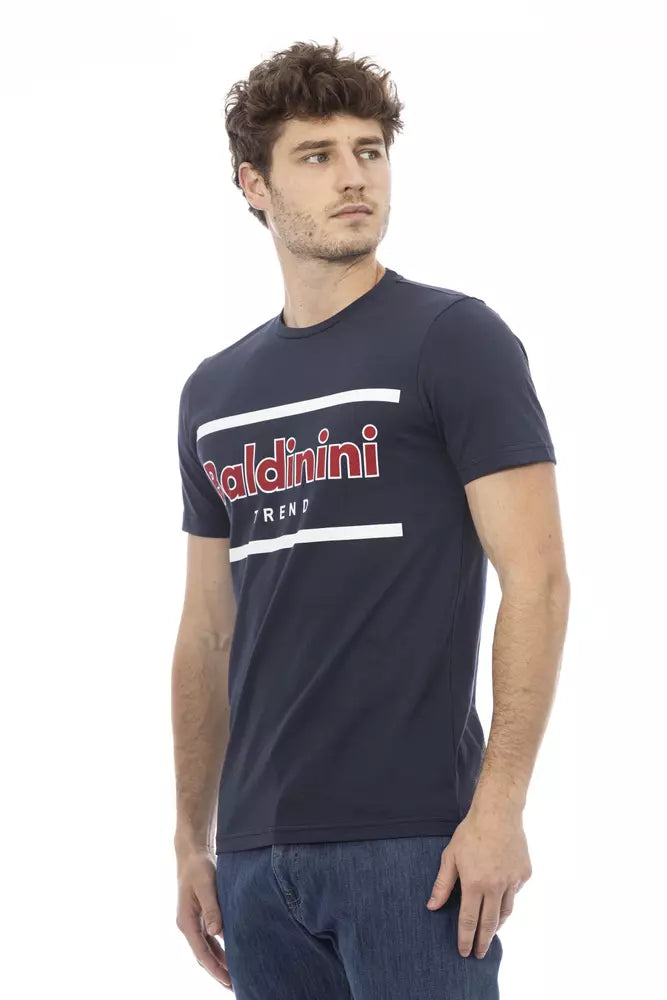 Baldinini Trend Blue Cotton T-Shirt