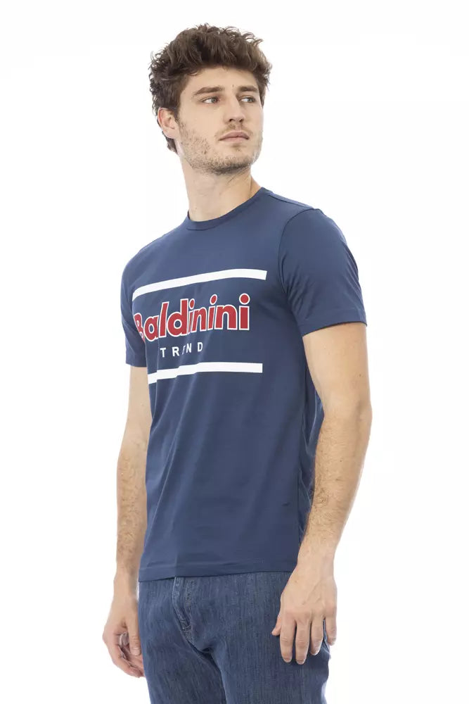 Baldinini trend Blue Cotton T-Shirt